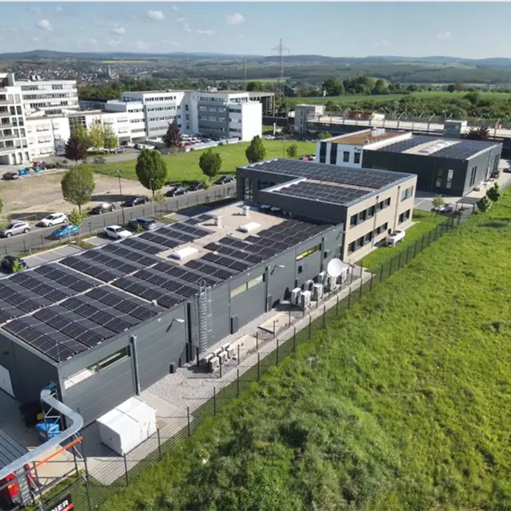 Partimus Rechenzentrum von oben fotografiert